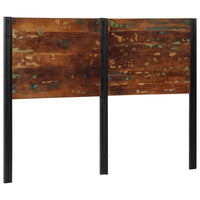 Testiera 140 cm in Legno Massello di Recupero e Ferro 4017550