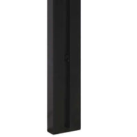 Testiera 140 cm in Legno Massello di Acacia e Ferro 4017551