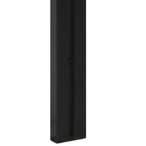 Testiera 140 cm in Legno Massello di Acacia e Ferro 4017551