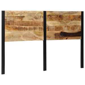 Testiera 160 cm in Legno Massello di Mango e Ferro 4017552