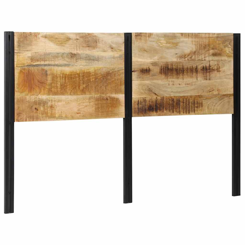 vidaXL Testiera 160 cm in Legno Massello di Mango e Ferro