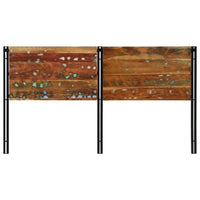 Testiera 180 cm in Legno Massello di Recupero e Ferro 4017556