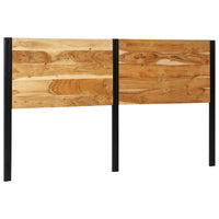 Testiera-Testata-Testiera Decorativa 180 cm in Legno Massello di Acacia e Ferro