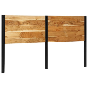 Testiera-Testata-Testiera Decorativa 180 cm in Legno Massello di Acacia e Ferro