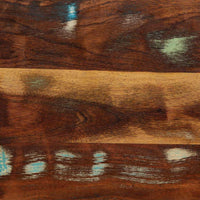 Testiera-Testata 200 cm in Legno Massello di Recupero e Ferro