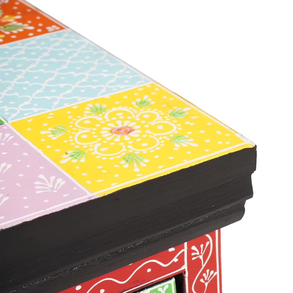 Armadio TV-Mobile per TV-Mobile Porta TV Multicolore 100 x 30 x 24 cm Legno massello di mango