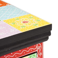 Armadio TV-Mobile per TV-Mobile Porta TV Multicolore 60 x 30 x 24 cm Legno massello di mango