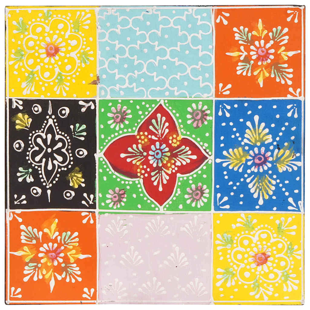 Tavoli Nesting 3 pz in Legno Massello di Mango 4017583