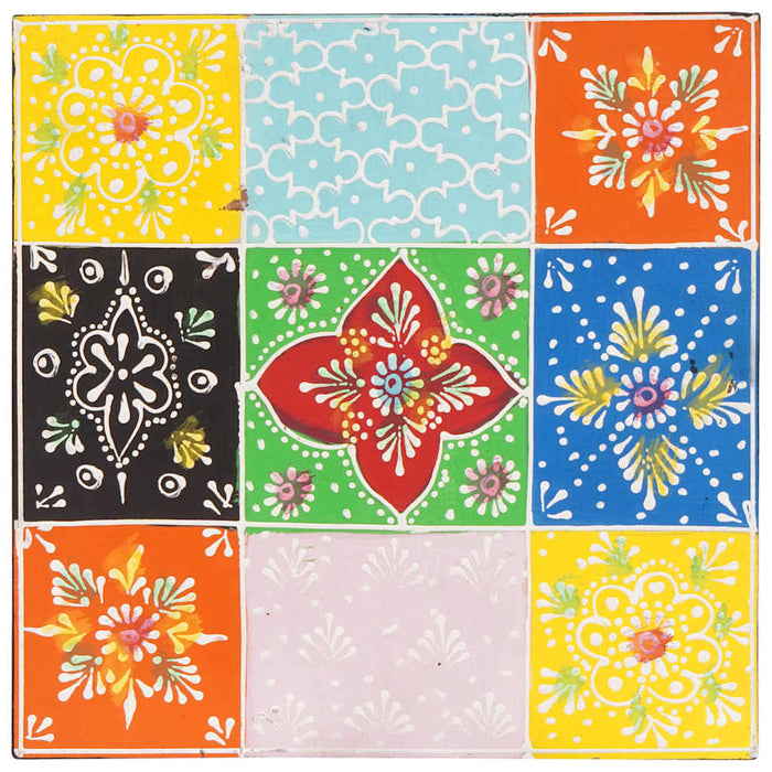 Tavoli Nesting 3 pz in Legno Massello di Mango 4017583