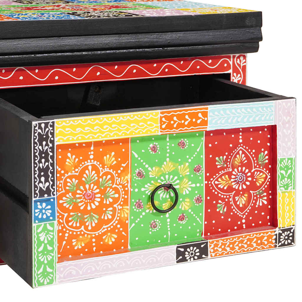 vidaXL Armadio da Notte con cassetto Multicolore 40 x 30 x 28 cm