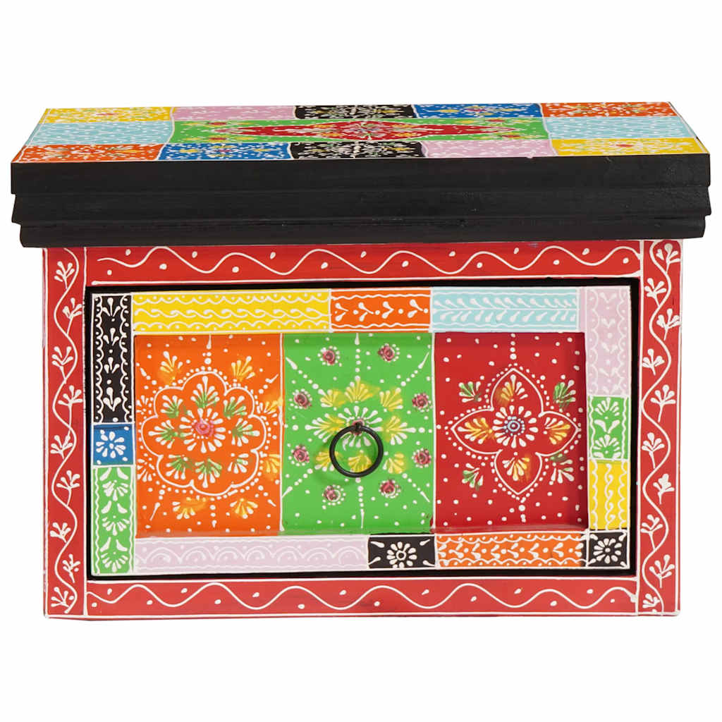 vidaXL Armadio da Notte con cassetto Multicolore 40 x 30 x 28 cm