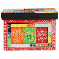 vidaXL Armadio da Notte con cassetto Multicolore 40 x 30 x 28 cm