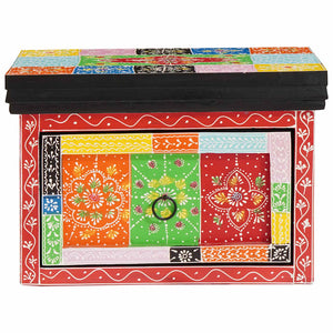 vidaXL Armadio da Notte con cassetto Multicolore 40 x 30 x 28 cm