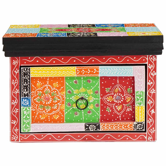 vidaXL Armadio da Notte con cassetto Multicolore 40 x 30 x 28 cm