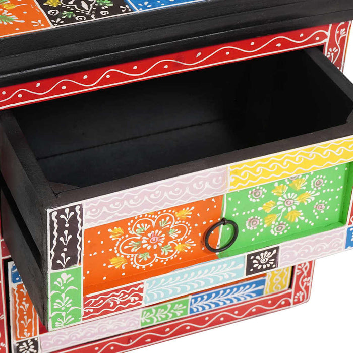 vidaXL Armadio da Notte con cassetto Multicolore 40 x 30 x 40 cm