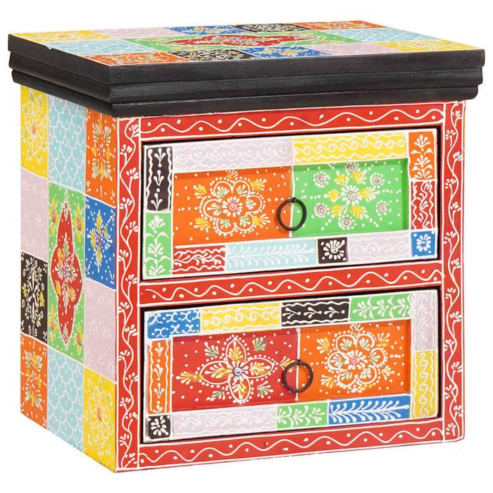 vidaXL Armadio da Notte con cassetto Multicolore 40 x 30 x 40 cm