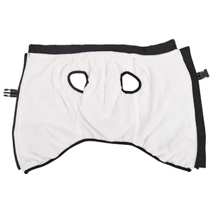 vidaXL Cappotto Cani con Imbracatura Impermeabile Riflettente Nero L48