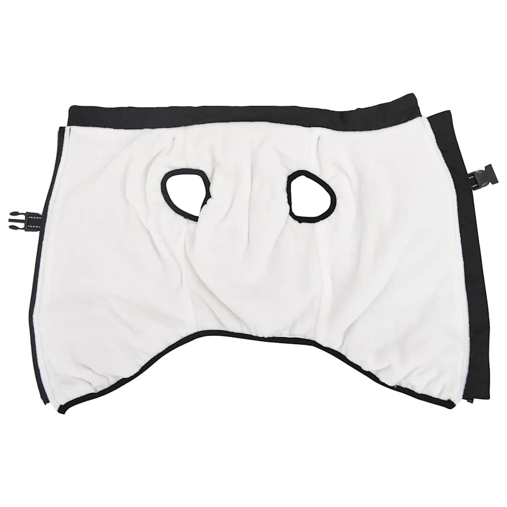 vidaXL Cappotto Cani con Imbracatura Impermeabile Riflettente Nero L52