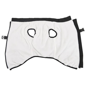 vidaXL Cappotto Cani con Imbracatura Impermeabile Riflettente Nero L52