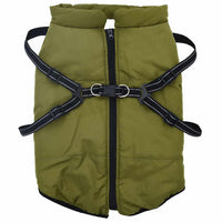 Cappotto Cani Imbracatura Impermeabile Riflettente Verde L68 4019900