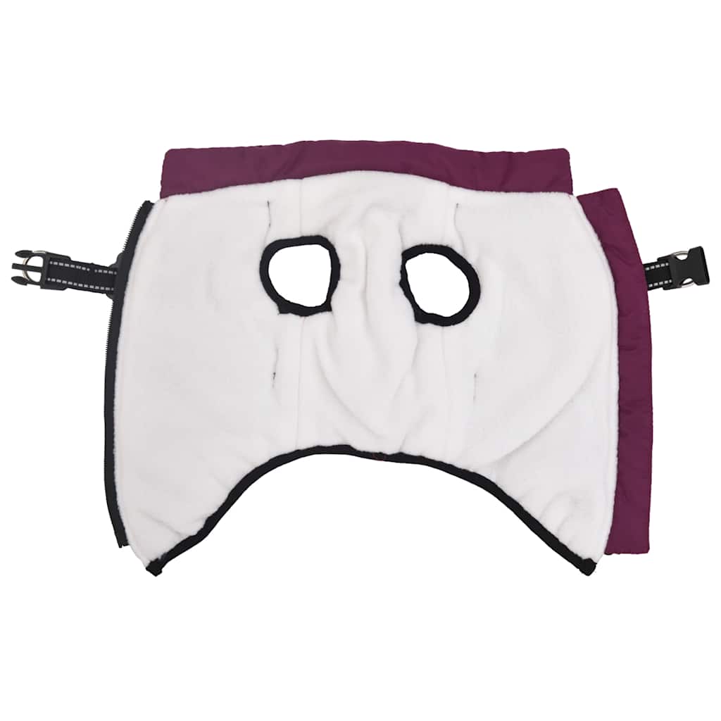 Cappotto Cani Imbracatura Impermeabile Riflettente Viola L40