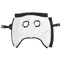 Cappotto Cani con Imbracatura Impermeabile Riflettente Nero L36