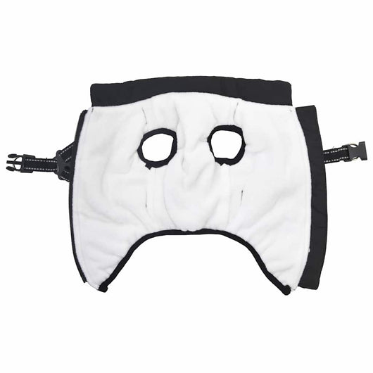 Cappotto Cani con Imbracatura Impermeabile Riflettente Nero L40 4019911