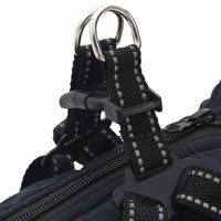 Cappotto Cani Imbracatura Impermeabile Riflettente Blu Navy L24 4019913