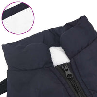 Cappotto Cani Imbracatura Impermeabile Riflettente Blu Navy L28 4019914