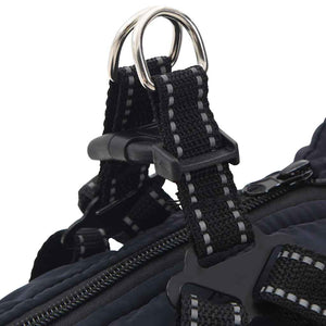 Cappotto Cani Imbracatura Impermeabile Riflettente Blu Navy L28 4019914