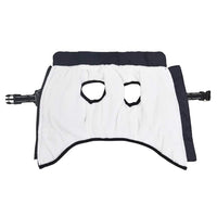 vidaXL Cappotto Cani Imbracatura Impermeabile Riflettente Blu Navy L32