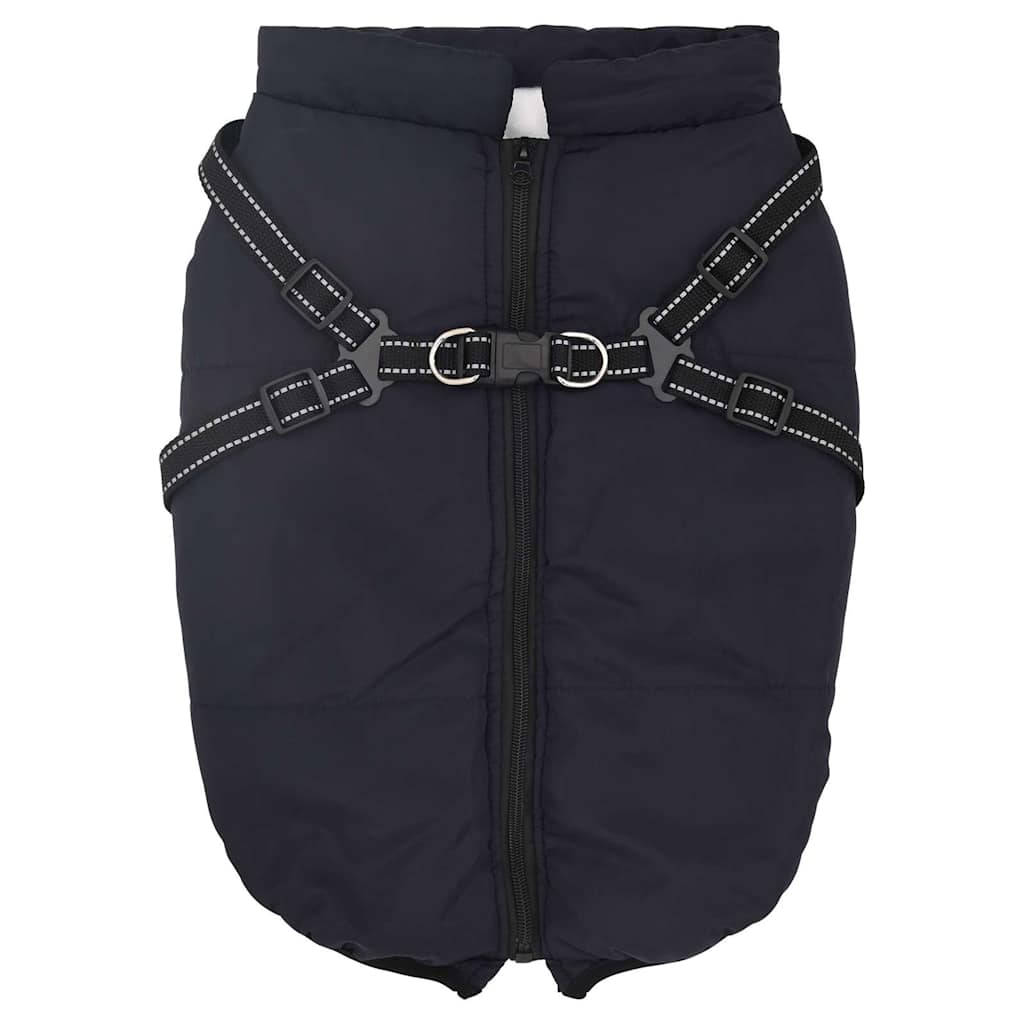 Cappotto Cani Imbracatura Impermeabile Riflettente Blu Navy L44 4019918