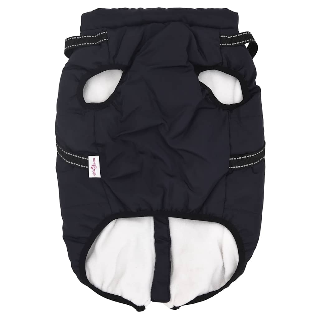 Cappotto Cani Imbracatura Impermeabile Riflettente Blu Navy L48 4019919