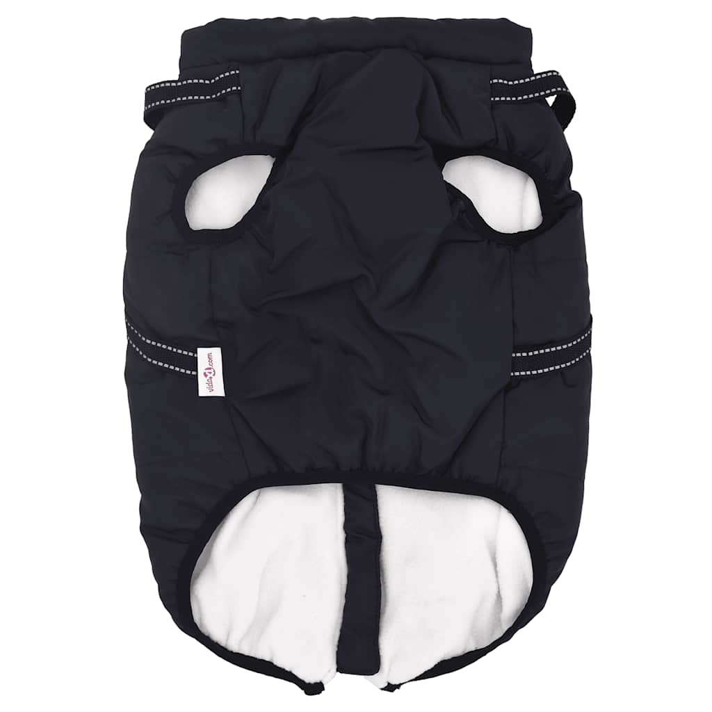 Cappotto Cani Imbracatura Impermeabile Riflettente Blu Navy L48