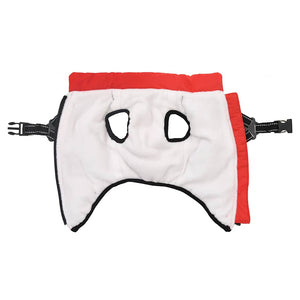 vidaXL Cappotto Cani Imbracatura Impermeabile Riflettente Rosso L28