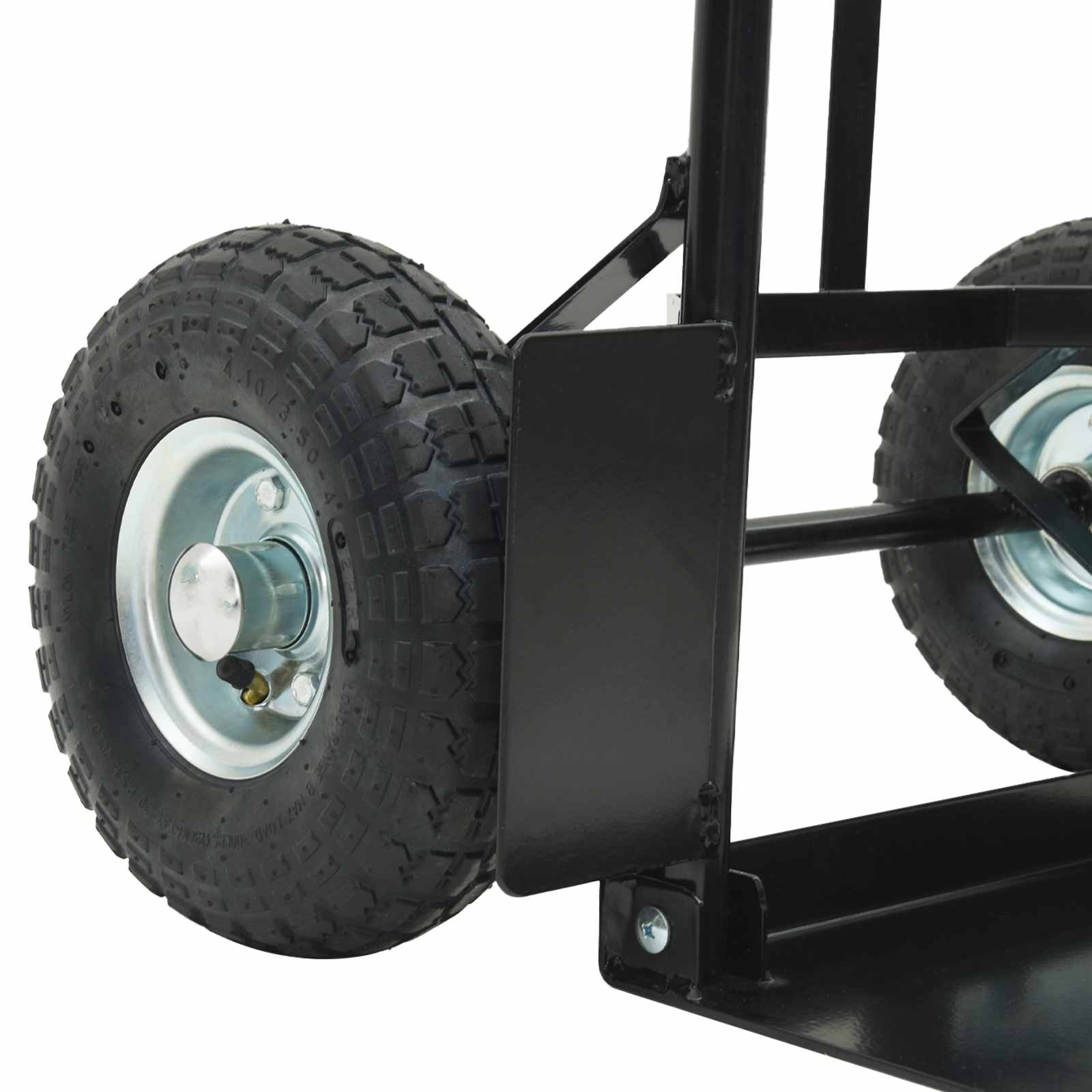 Carrello Manuale Nero e Rosso 57 x 46 x 113 cm Acciaio 4019013