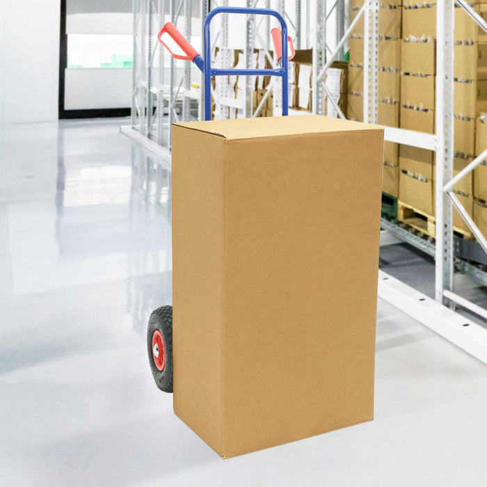 Carrello Manuale Blu e Rosso 49,5 x 53 x 114 cm Acciaio 4019016