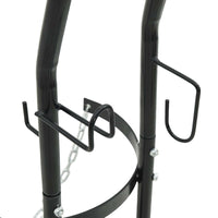 Carrello Manuale Nero e Rosso 49 x 49 x 101 cm Acciaio 4019017