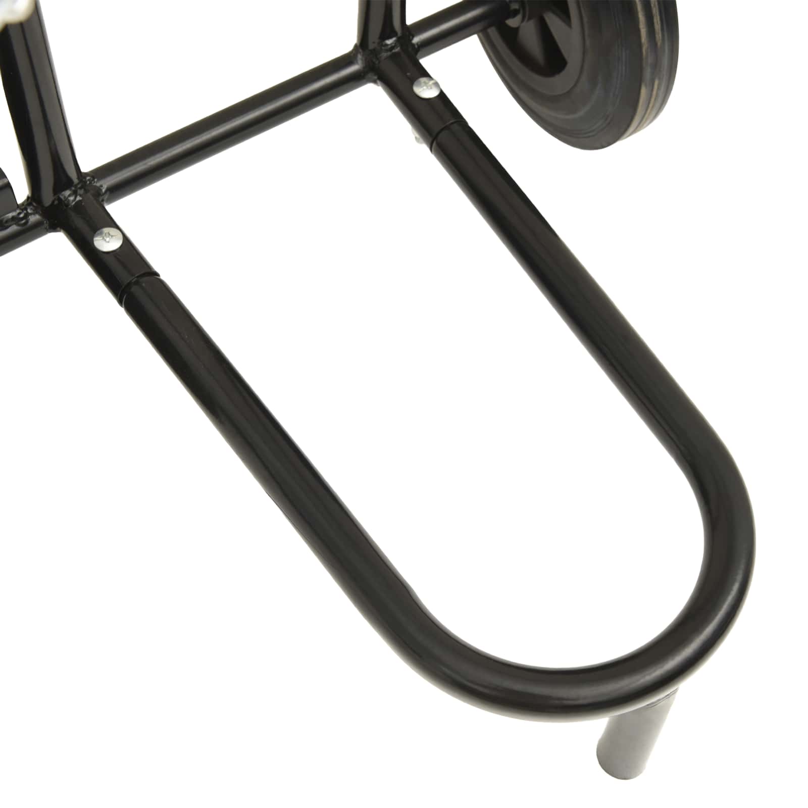 Carrello Manuale Nero e Rosso 49 x 49 x 101 cm Acciaio 4019017