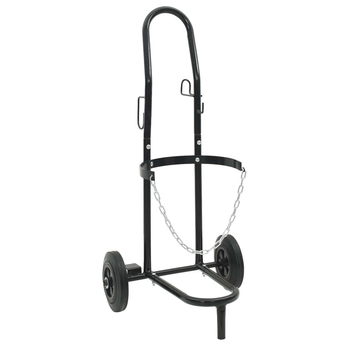 Carrello Manuale Nero e Rosso 49 x 49 x 101 cm Acciaio 4019017