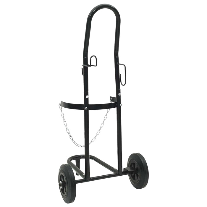 Carrello Manuale Nero e Rosso 49 x 49 x 101 cm Acciaio 4019017