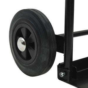 Carrello Manuale Nero e Rosso 63 x 43,5 x 110 cm Acciaio 4019018