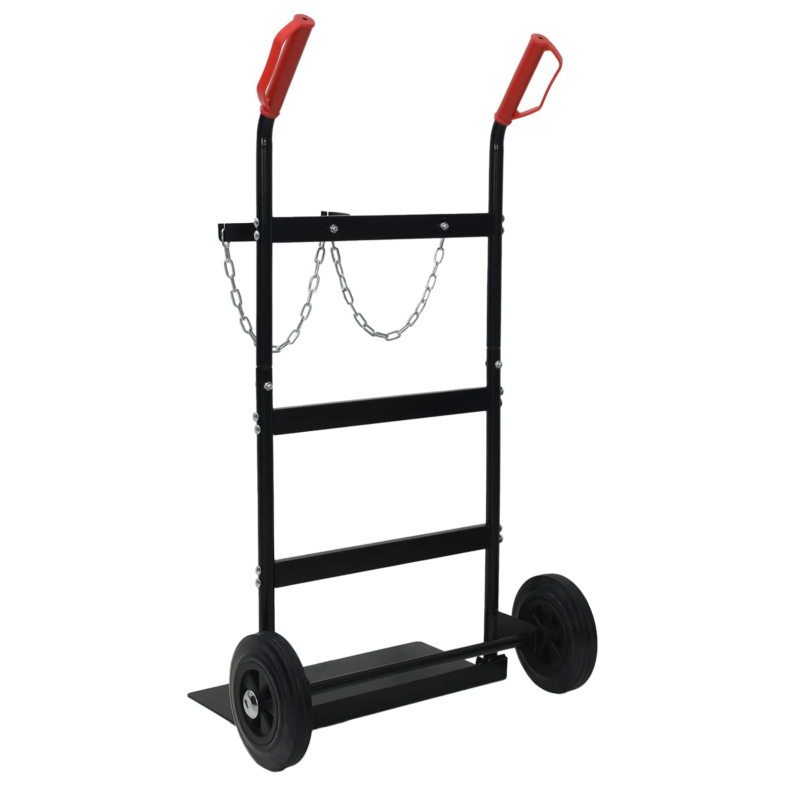 Carrello Manuale Nero e Rosso 63 x 43,5 x 110 cm Acciaio 4019018
