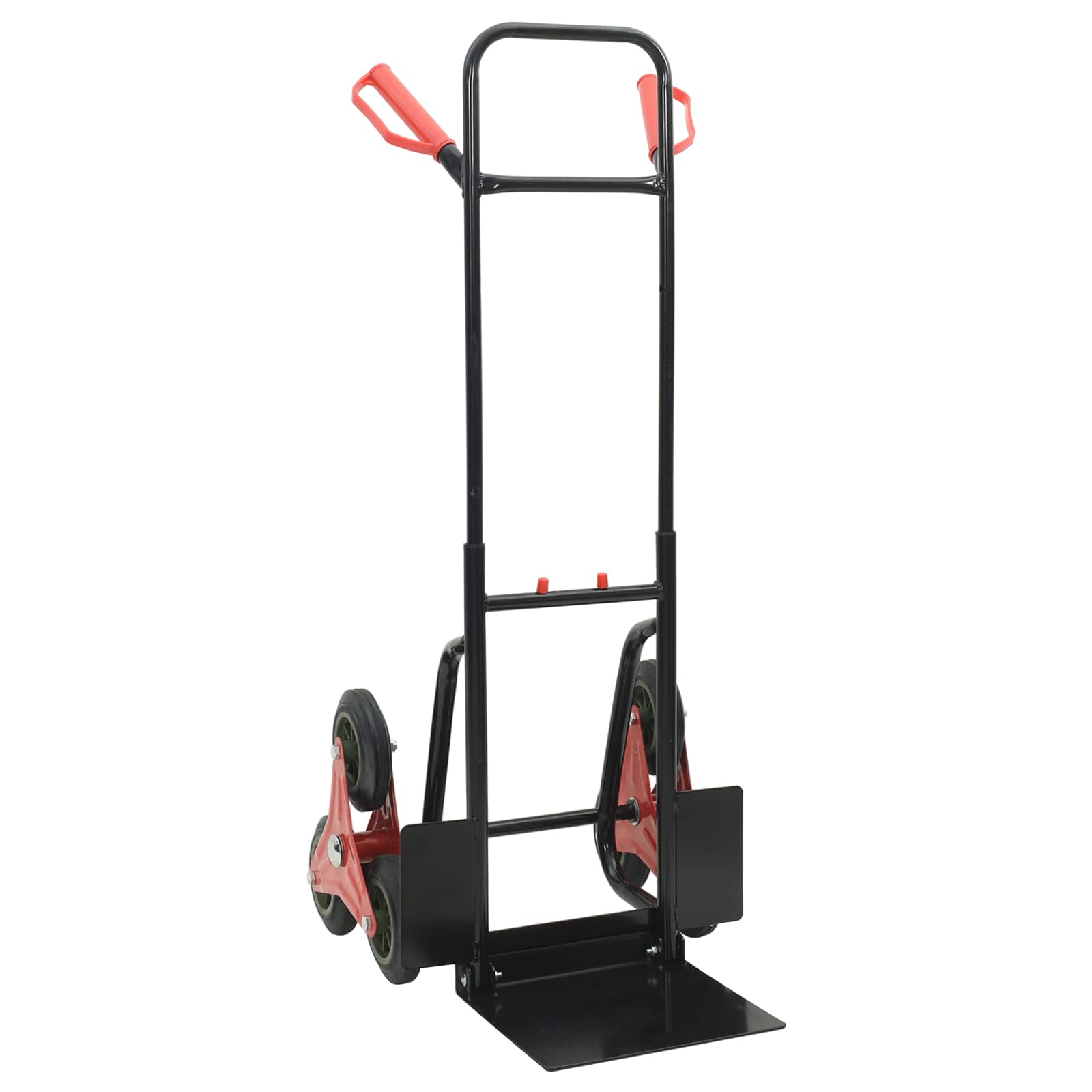 Carrello Manuale Nero e Rosso 64.5 x 49.5 x 114 cm Acciaio 4019019