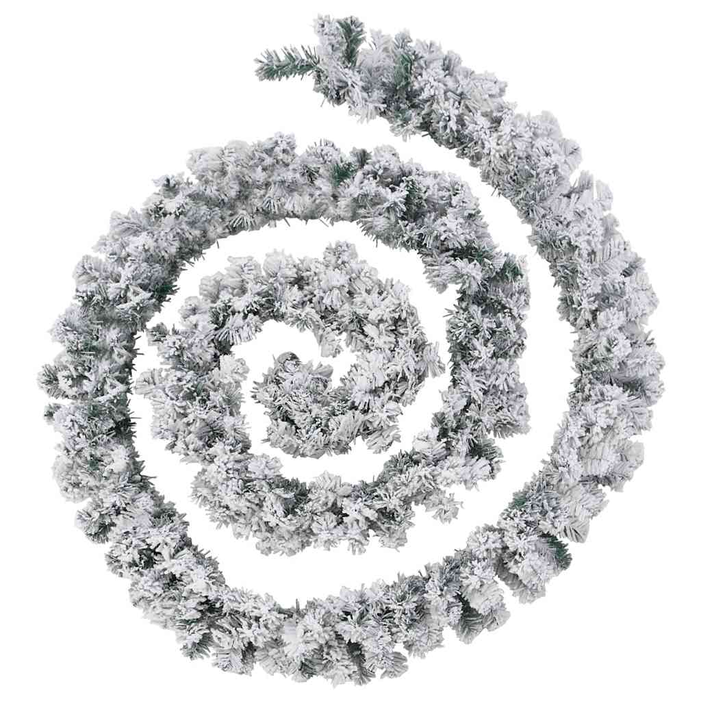 vidaXL Ghirlanda Natalizia con Luci a LED 10 m in PVC Verde