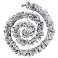 vidaXL Ghirlanda Natalizia con Luci a LED 10 m in PVC Verde