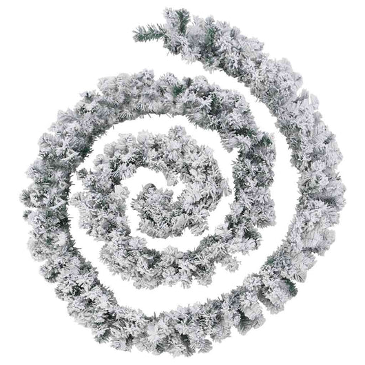 vidaXL Ghirlanda Natalizia con Luci a LED 10 m in PVC Verde