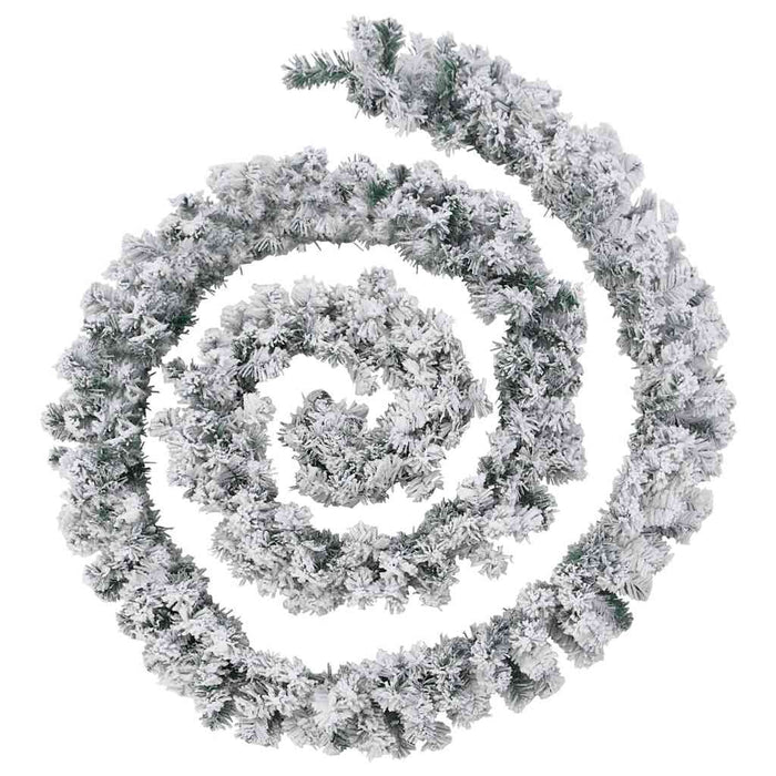 vidaXL Ghirlanda Natalizia con Luci a LED 10 m in PVC Verde