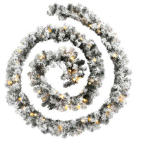 Ghirlanda Natalizia con Luci a LED 10 m in PVC Verde 4019670