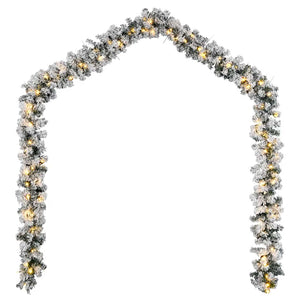 Ghirlanda Natalizia con Luci a LED 10 m in PVC Verde 4019670